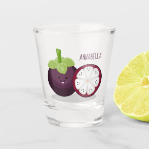 Copo De Shot Imagem de desenho animado roxo e bonito