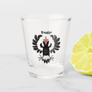 Copo De Shot Imagem engraçada de desenho animado australiano