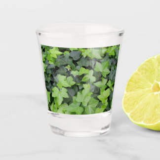 Copo De Shot Impressão de Botânica de Ivy Verde