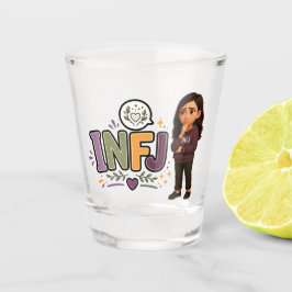 Copo De Shot INFJ — A Guardiã das Ideias