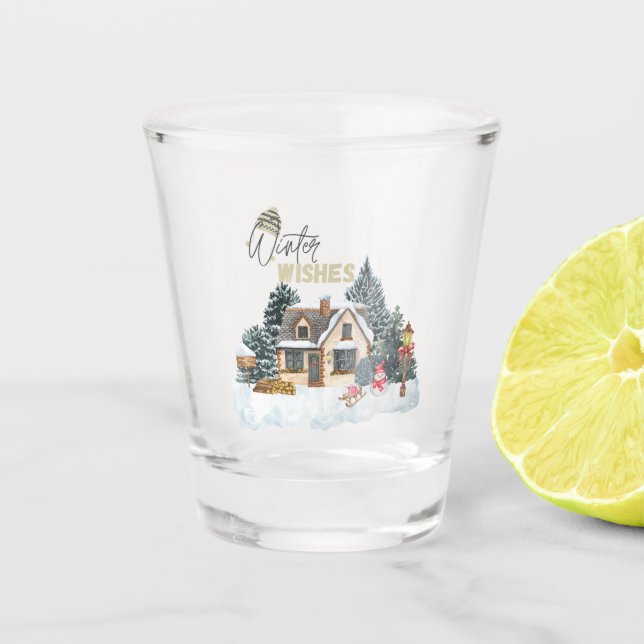 Copo De Shot Inverno (Frente)