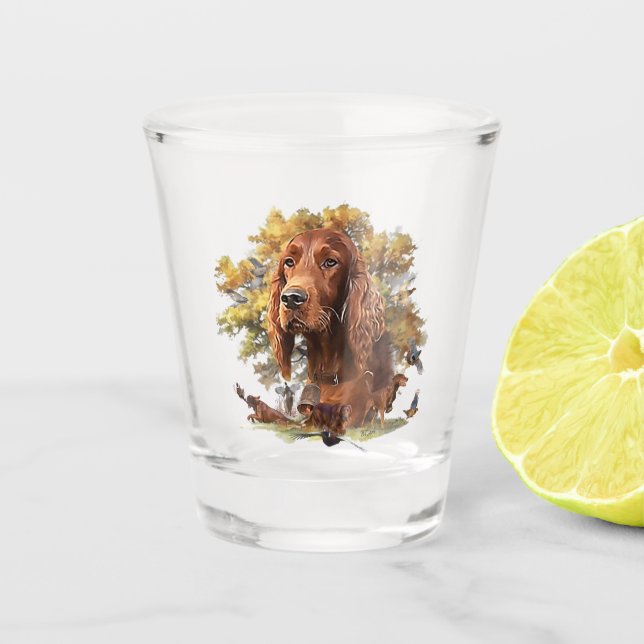 Copo De Shot Irish Setter (Frente)