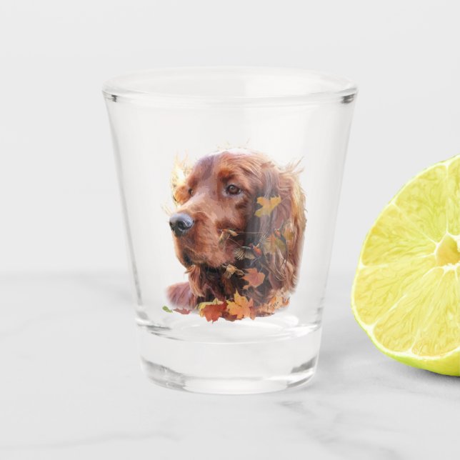 Copo De Shot Irish Setter (Frente)