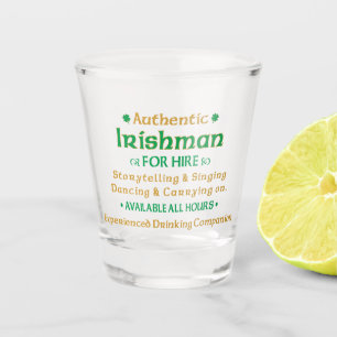 Copo De Shot Irlandês autêntico para o aluguer engraçado