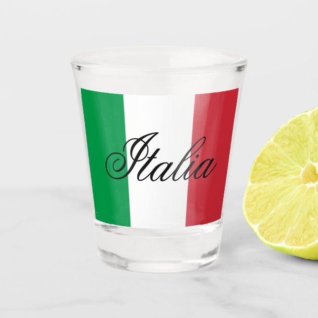 Copo De Shot Italy Flag Italian Pride Europe Country (Frente)