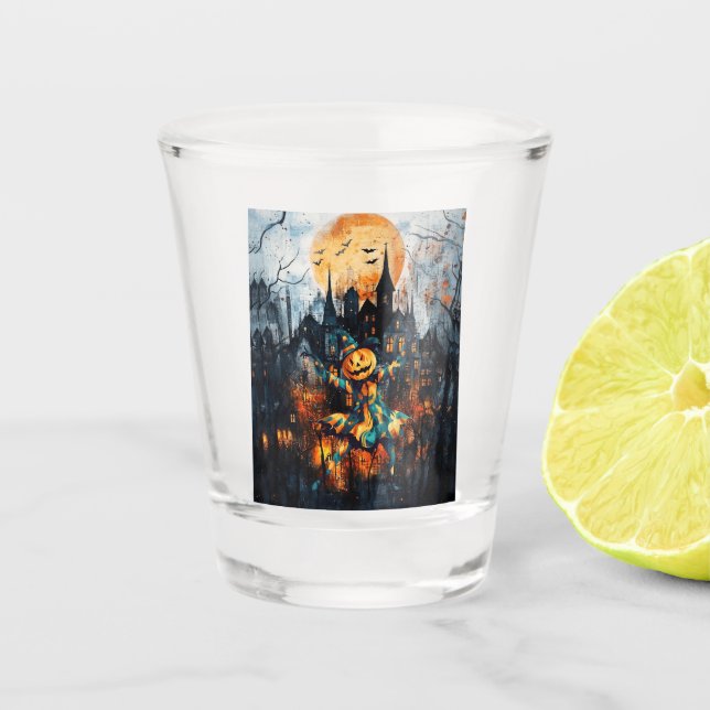 COPO DE SHOT JACK LANTERN NÃO PODE ESPERAR POR HALLOWEEN (Frente)