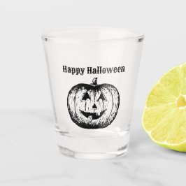 Copo De Shot Jack-o-lanterno Pumpkin