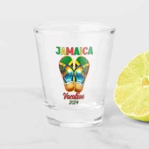 Copo De Shot Jamaica 2024 Sacudir Flop Vacation Tropical Beach