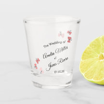 Jardim de Borboletas Rosa Casamento Romântico Simp