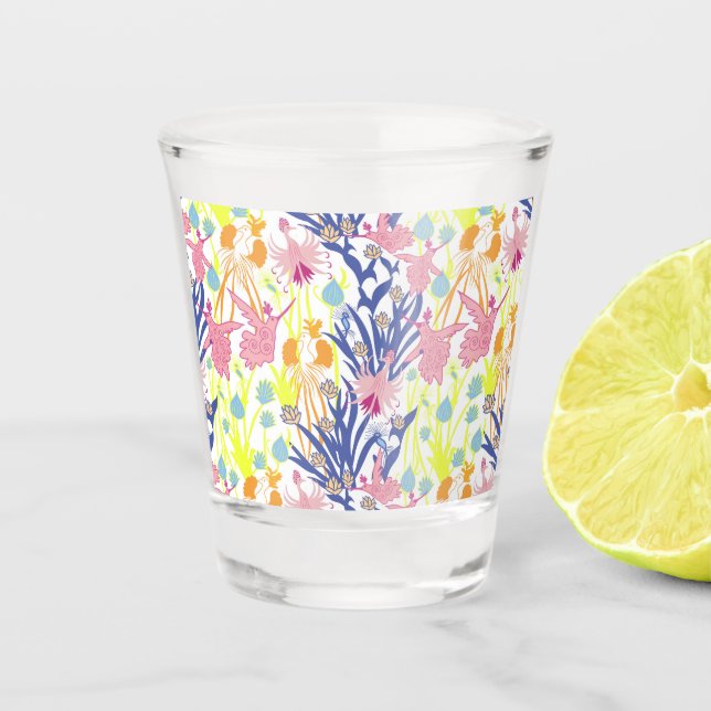 Copo De Shot Jardim Surrealista (Frente)