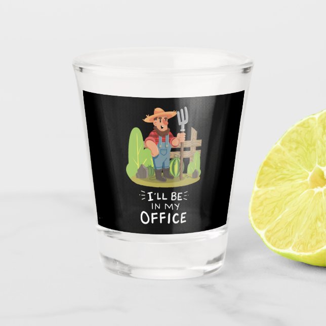 Copo De Shot Jardinagem (Frente)