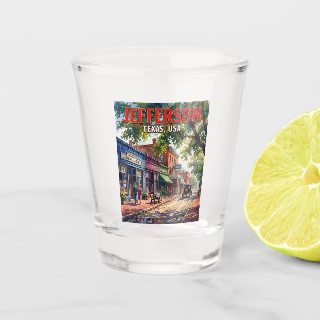Copo De Shot Jefferson, Texas, EUA EUA (Frente)
