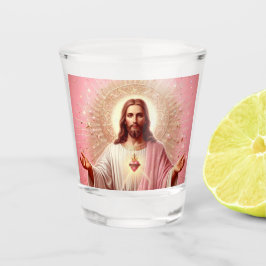 Copo De Shot Jesus rosa atirou em óculos!
