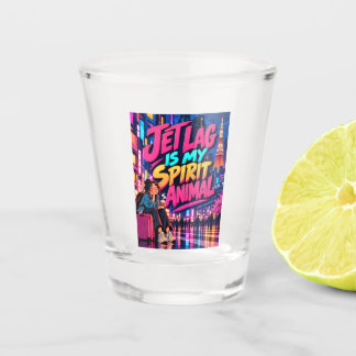 Copo De Shot Jet Lag Is My Spirit Animal Souvenir