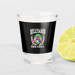 Copo De Shot Jogador de Bilhar Jogar Bilhar E Resfriar