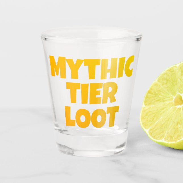 Copo De Shot Jogador de Loot de Camada Mítica (Frente)