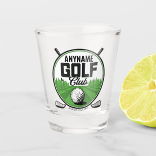 Copo De Shot Jogador do Clube Golf Pro Golf, nome personalizado