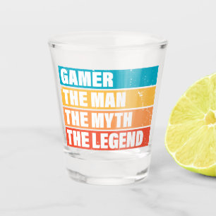 Copo De Shot Jogador. O Homem. O Mito. A Lenda.