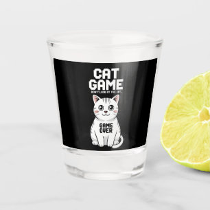 Copo De Shot Jogo do Gato Não Olhe Para o Gato Muito Engraçado