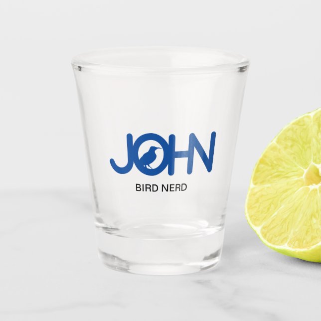 Copo De Shot John Bird Nerd (Frente)