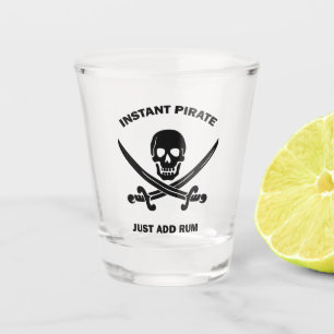 Copo De Shot Jolly Rogers Instant Pirate Add Rum