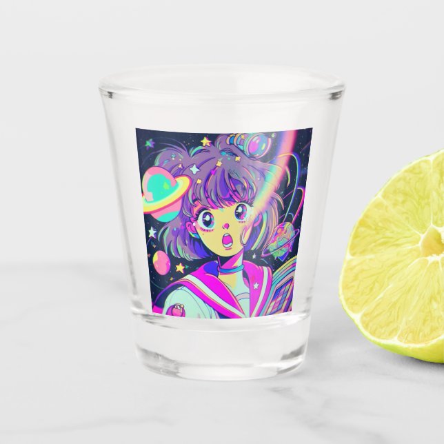 Copo De Shot Kawaii Anime Girl Shot Glass (Frente)