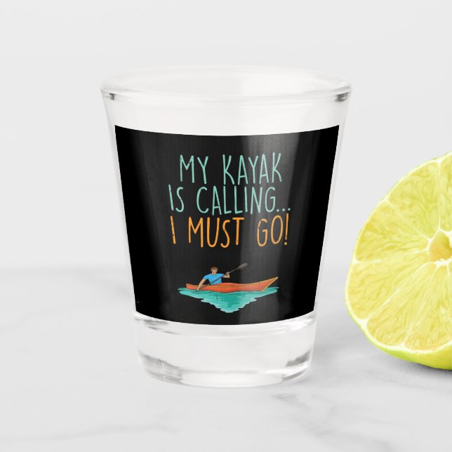 Copo De Shot Kayaking Kayak Gift (Frente)