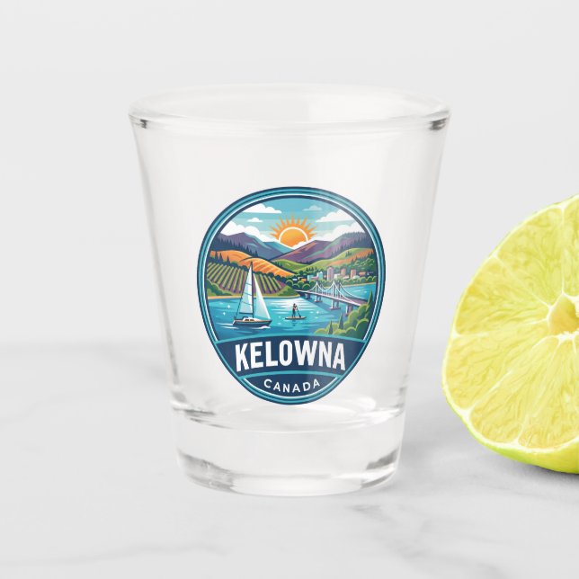 Copo De Shot Kelowna Canadá (Frente)