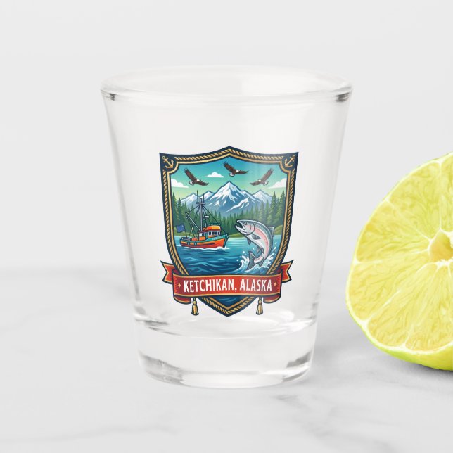 Copo De Shot Ketchikan, Alasca Alasca (Frente)