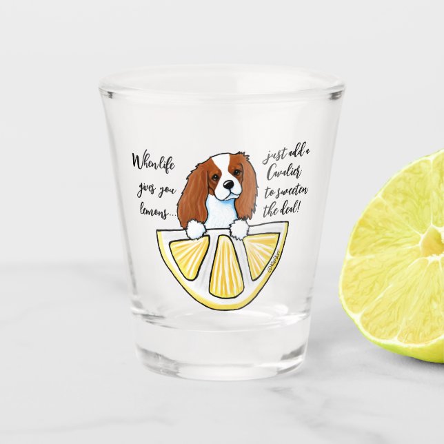 Copo De Shot KiniArt Cavalier Life Lemons Shot Glass (Frente)
