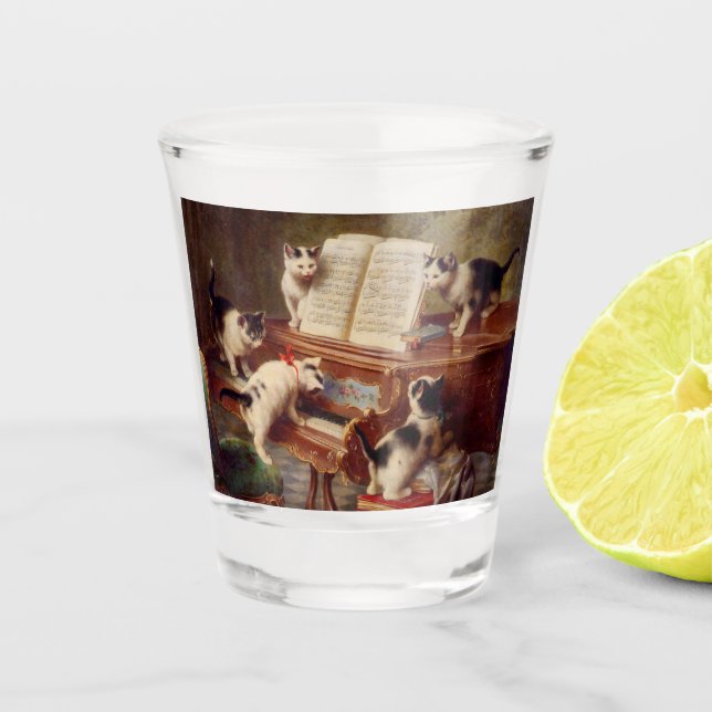 Copo De Shot Kittens e Piano (Frente)