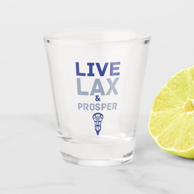 Copo De Shot Lacrosse Live LAX e Prosper (Frente)