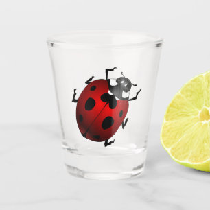 Copo De Shot Ladybug Art Shot Glass Gifs & Ladybug