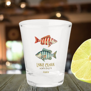 Copo De Shot Lago Clark Alaska — Peixes náuticos dos EUA