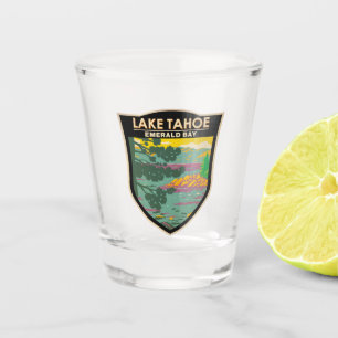 Copo De Shot Lago Tahoe Emerald Bay California Vintage