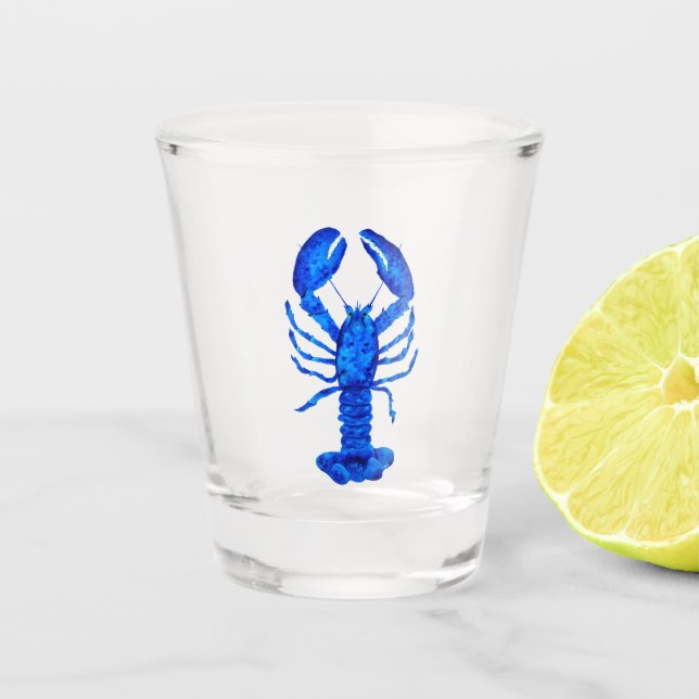 Copo De Shot Lagosta Azul (Frente)