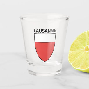 Copo De Shot Lausanne casaco de braços, SUIÇA