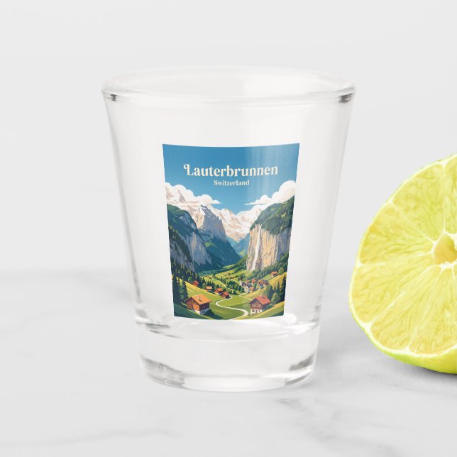 Copo De Shot Lauterbrunnen Suíça (Frente)