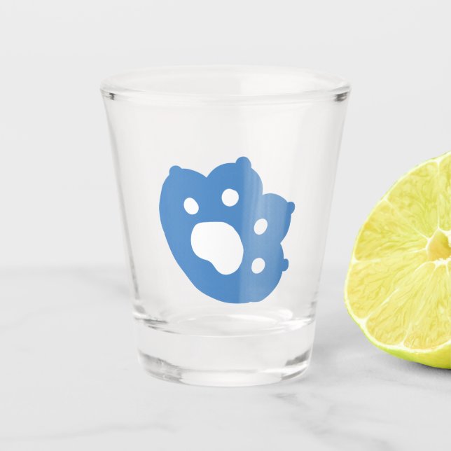 Copo De Shot Lazer - Design de Gatos Preguiçosos (Frente)