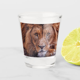 Copo De Shot Leão Africano