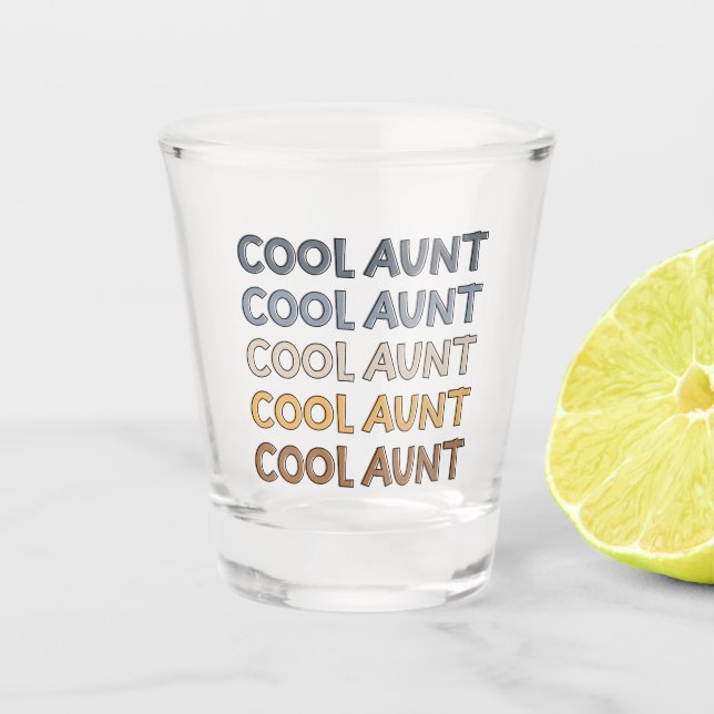 Copo De Shot Legal Tia Moderna presentes para tia (Frente)