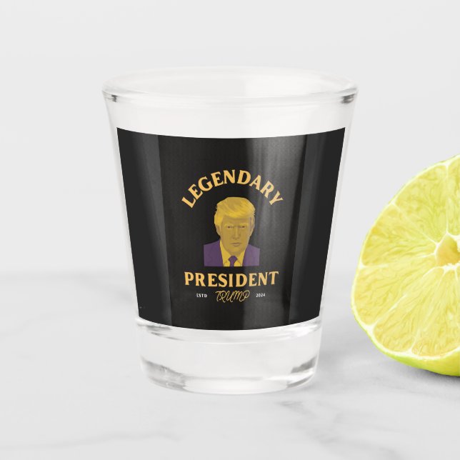 Copo De Shot Legendário Presidente Shot Glass (Frente)