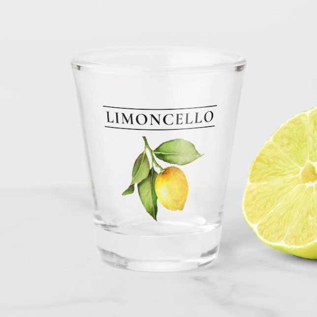 Copo De Shot Lemon Greenery Limoncello (Frente)