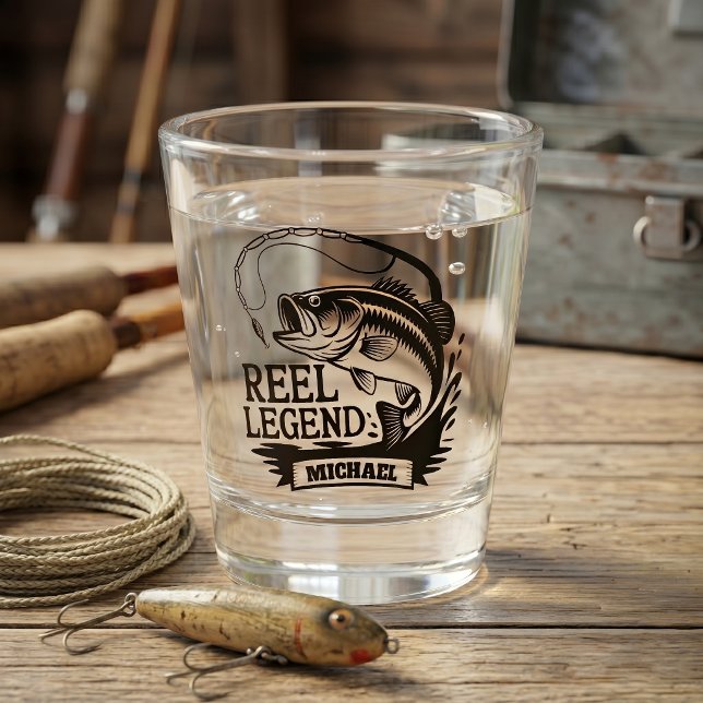 Copo De Shot Lenda da Linha de Pesca Personalizada (Criador carregado)