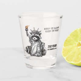 Copo De Shot Liberty Raccoon San Francisco 250 Years