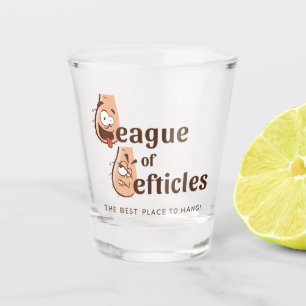 Copo De Shot Liga das Esquerdas Vidro-Fogo