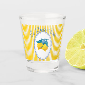 Copo De Shot Limões Amarelos de Amalfi Estilo Mediterrâneo