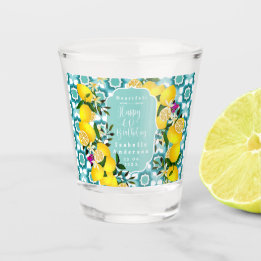 Copo De Shot Limon Mediterrâneo 60º Azul