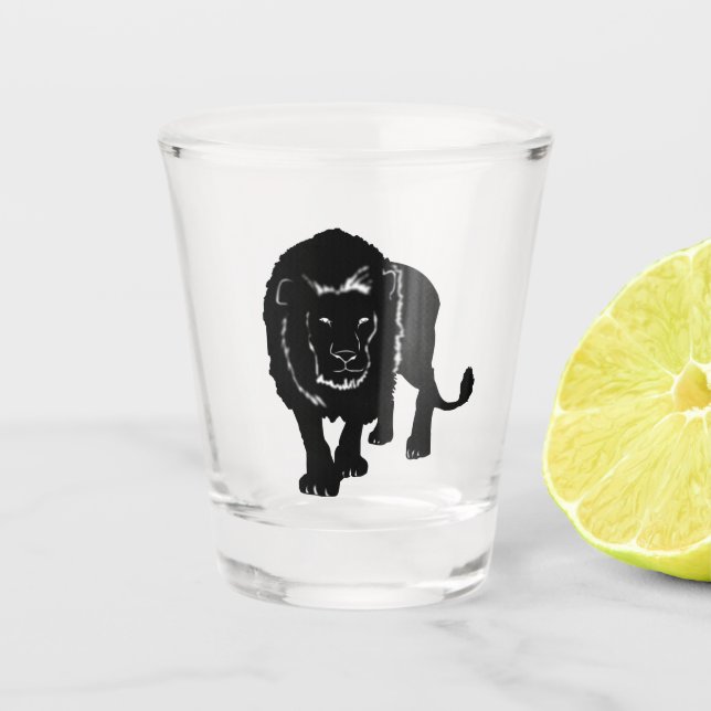 Copo De Shot Lion Shot Glass - Personalizável (Frente)