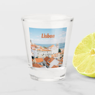 Copo De Shot Lisboa Portugal Atlantic beija Telhados Vermelhos